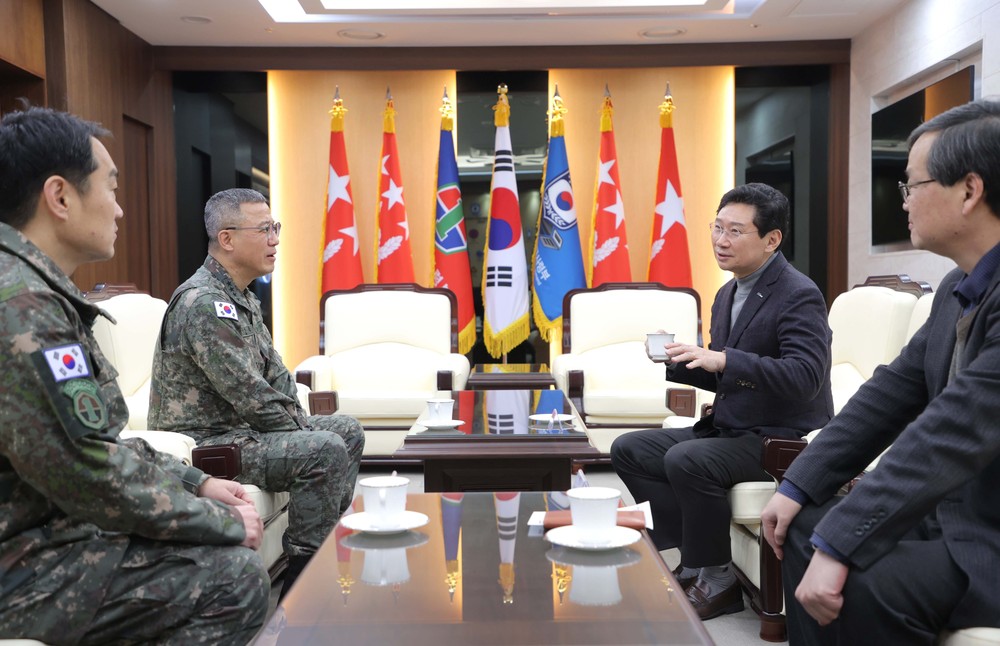 이상일 용인특례시장, 설 앞두고 군부대·소방서 위문 방문