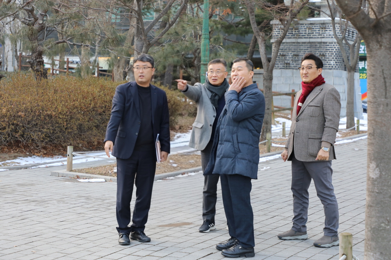 황규돈 팔달구청장, 주요 현안 지역 현장방문