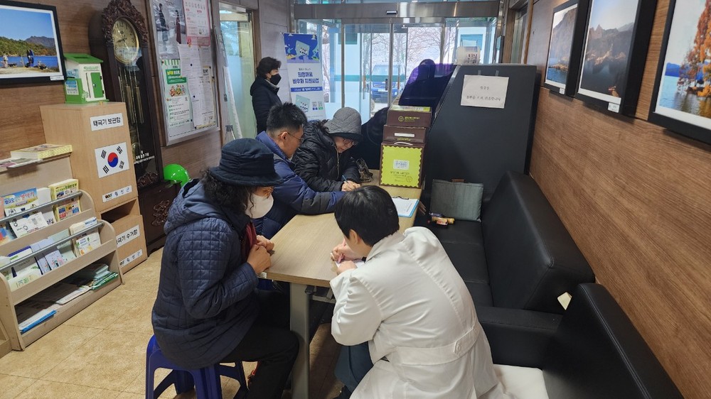 횡성군 보건소, 갑천면 찾아가는 국가암 및 만성질환 건강검진 실시