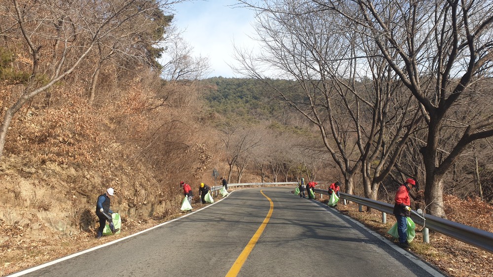 덕곡면, 설 맞이 도로변 환경정비 시행