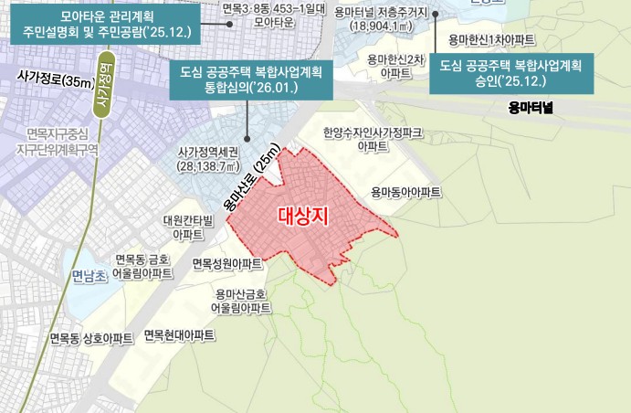 중랑구, 면목9구역 공공재개발 사업 주민대표회의 구성 승인 완료
