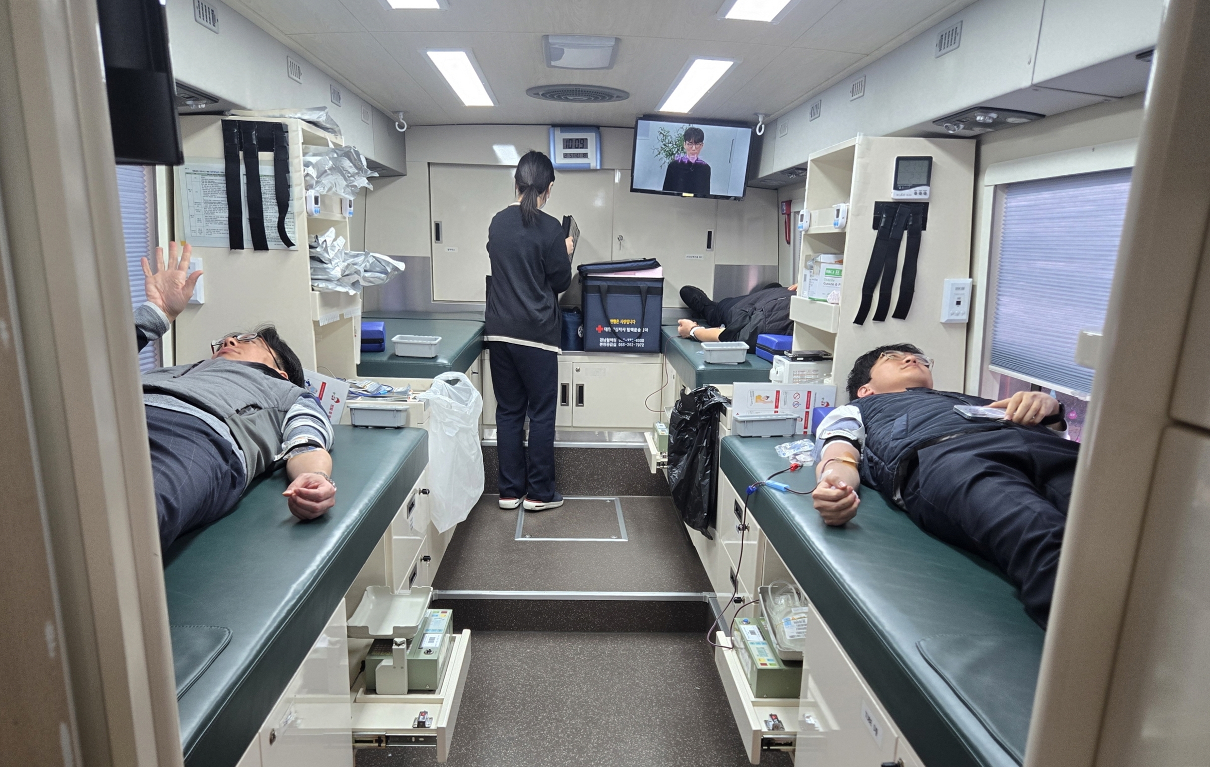 창녕군 단체 헌혈, 얼어붙은 혈액 수급 사랑의 온기로 녹여