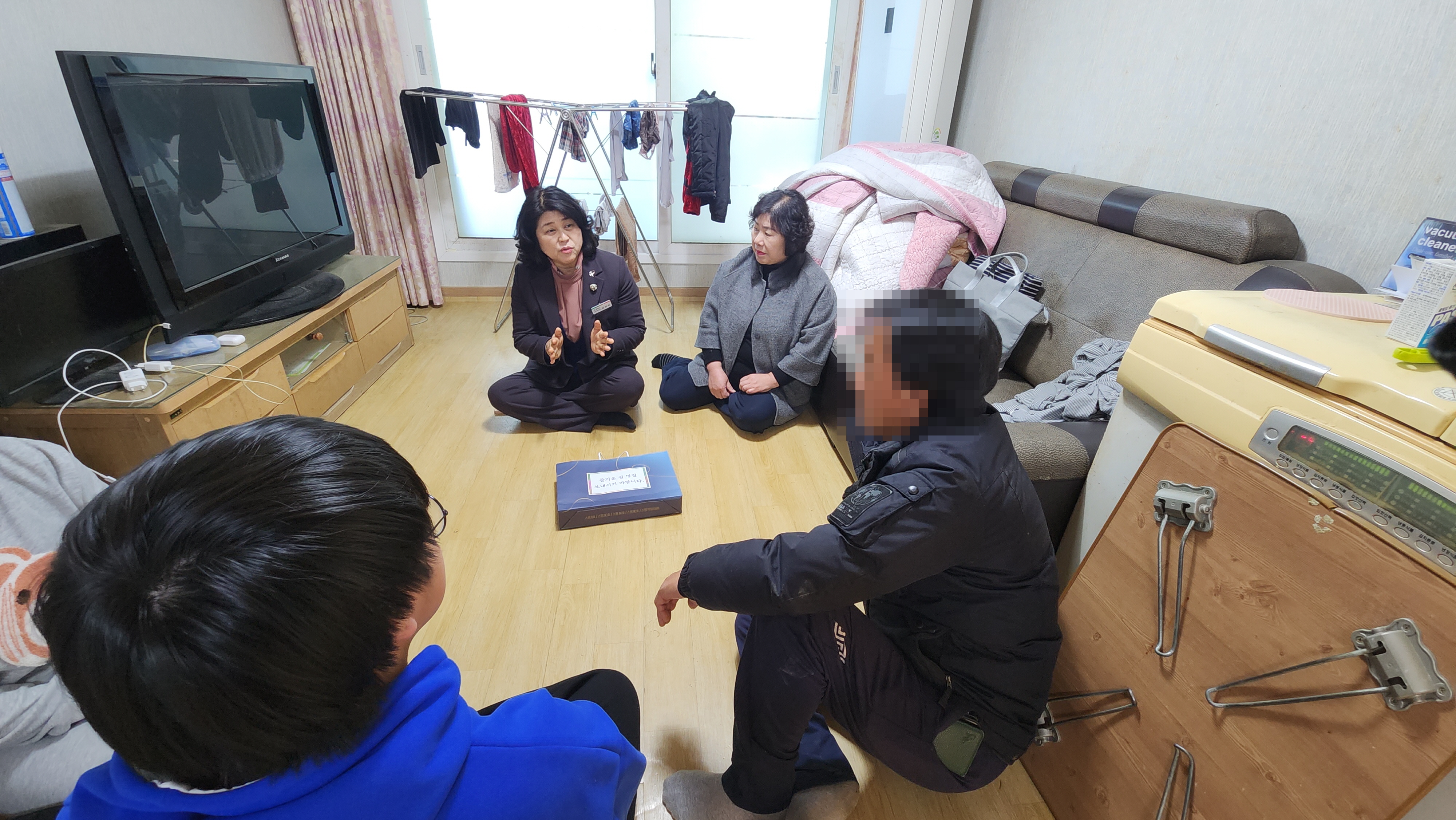 창녕군, 설 명절 맞아 드림스타트 지원 아동 가정 방문