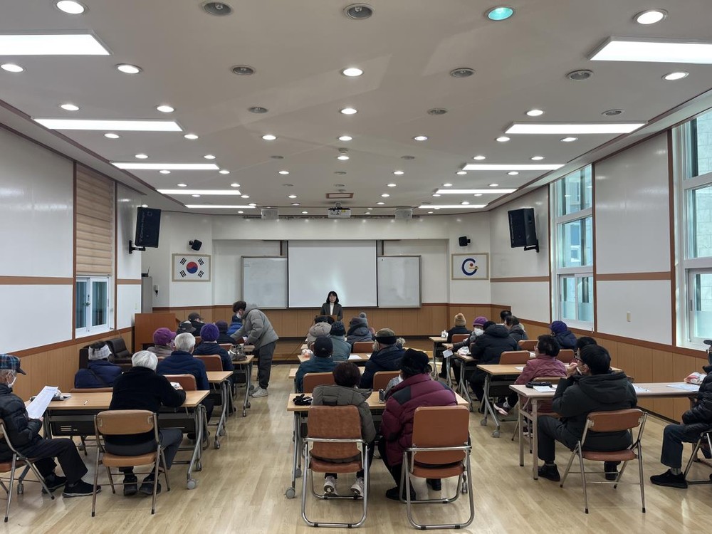 광양시, 공원관리 노인일자리 참여자 안전교육 실시
