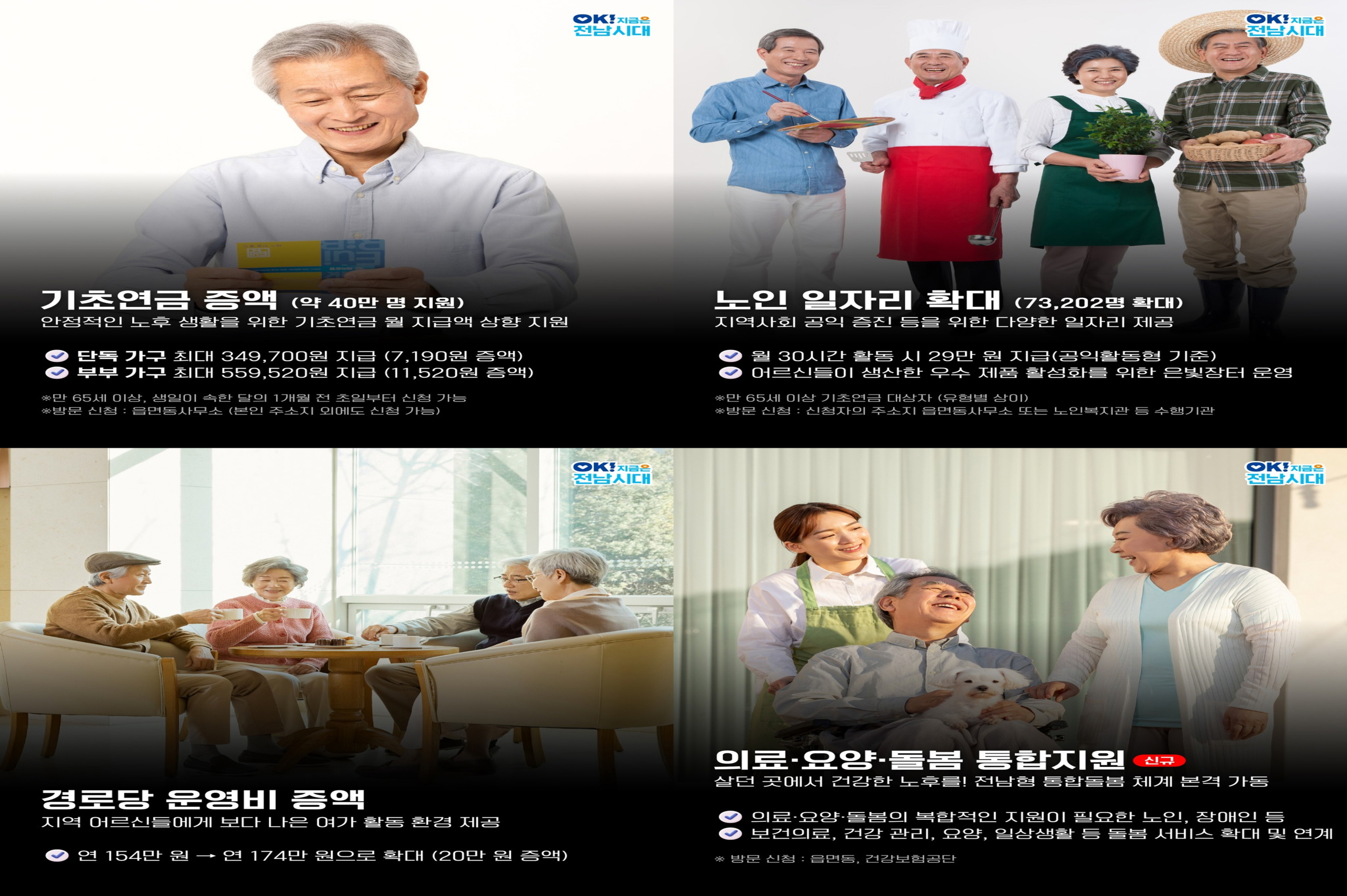 전남도, 어르신 편안·행복한 맞춤형 복지에 1조7천998억