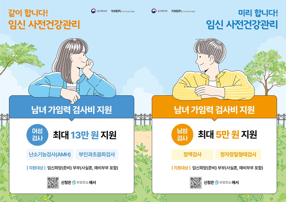 계룡시, 임신 사전건강관리 검사비 지원