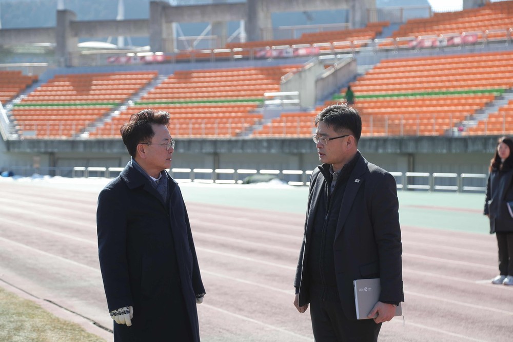 춘천시, 혹한 속 ACLE 홈경기 준비 박차