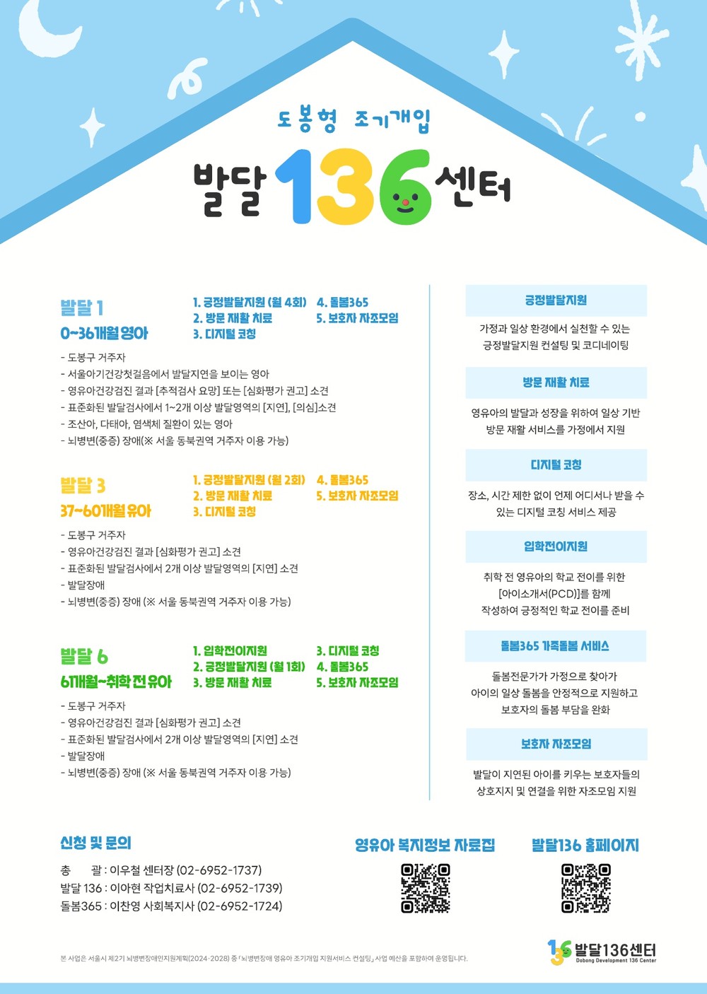 도봉구, 생애주기 맞춤형 조기개입 ‘발달 136 사업’ 추진