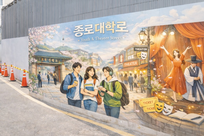 종로 공사장, 도시갤러리로 변신