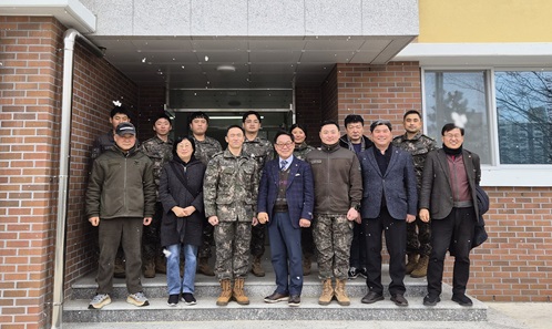 부산진구 재향군인회, 설 명절 맞아 혹한기 훈련 중 군부대 위문
