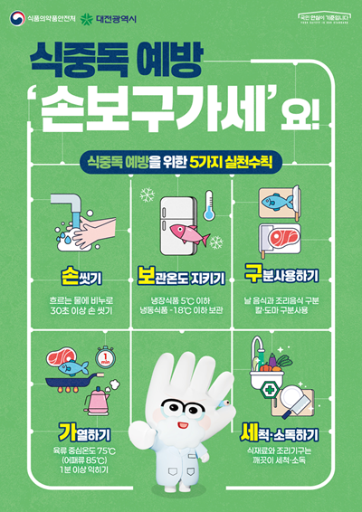 대전시, 설 연휴 식중독 비상상황실 운영