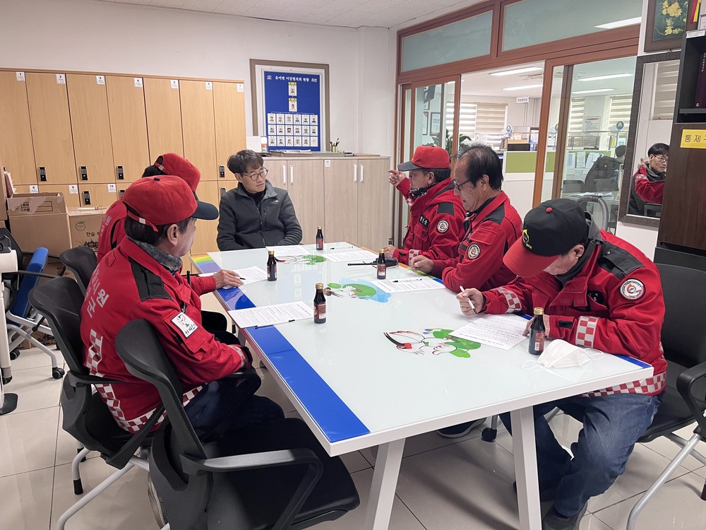 유어면, 설 연휴 대비 산불감시원 특별교육 실시