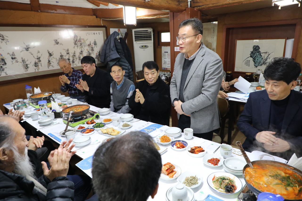 수원시 팔달구, 전통시장 상인회장단과 오찬 간담회 개최