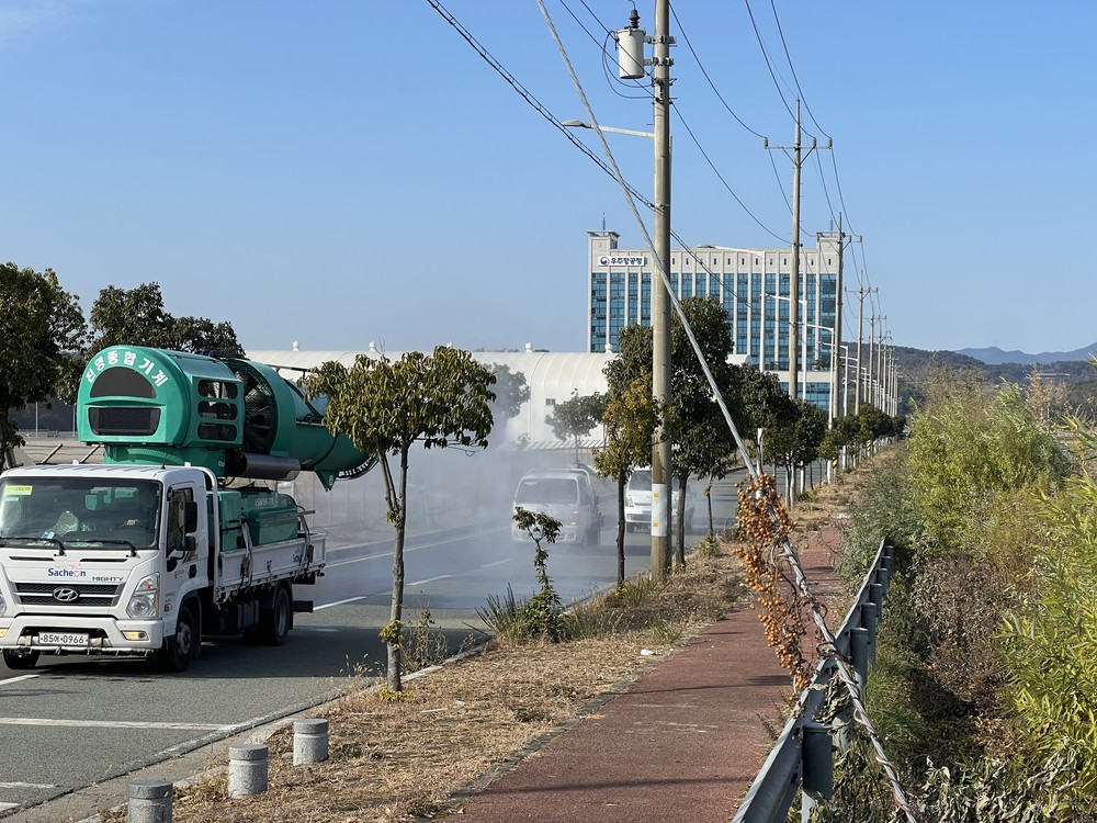 사천시, 설 명절 대비 가축전염병 차단방역 총력 대응