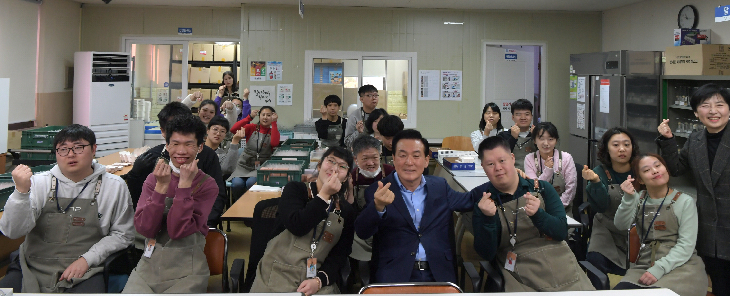 논산시장, 소중한 사람들(장애인) 직업재활시설 찾아 따뜻한 격려