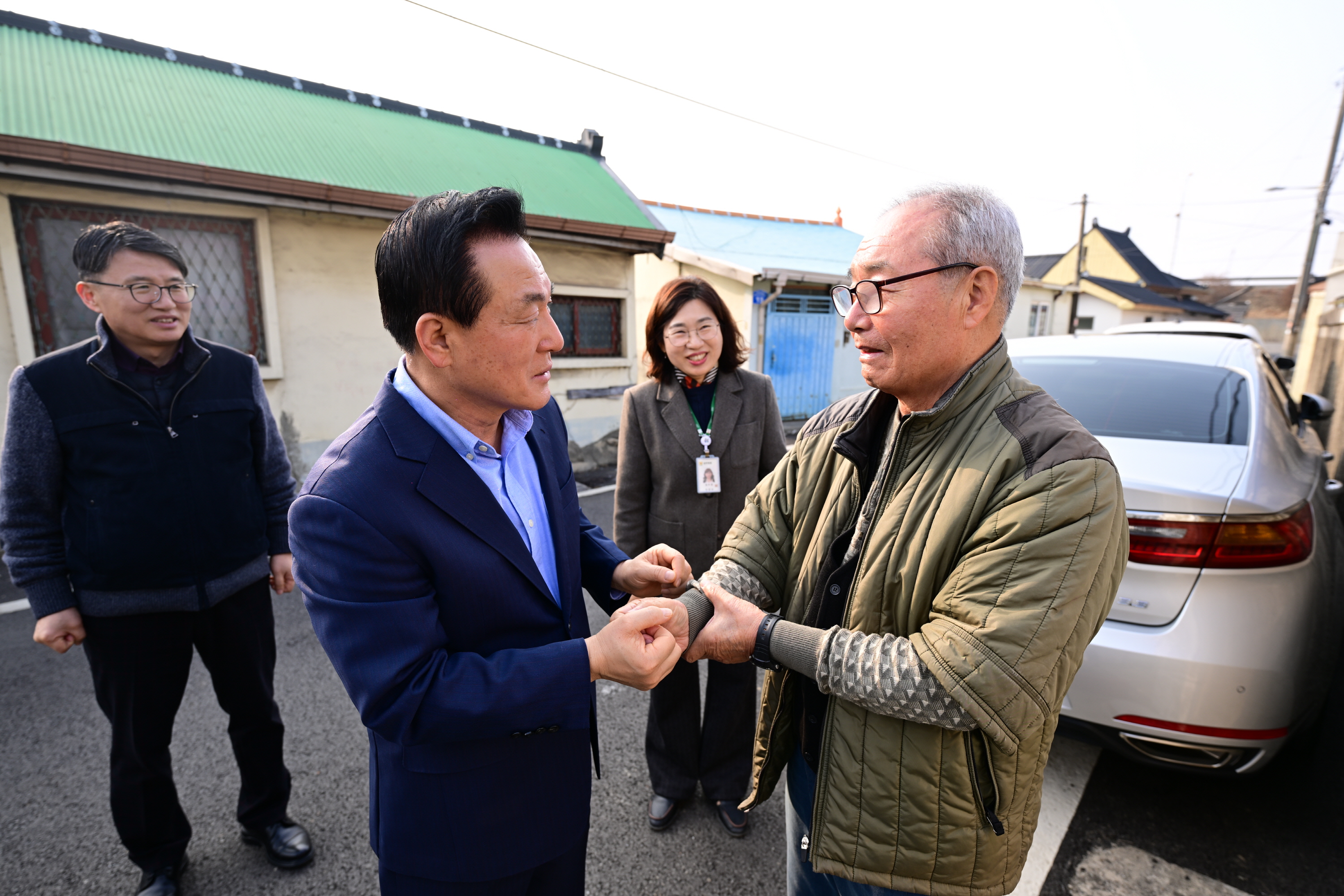 “국가를 위한 헌신에 감사드립니다” 논산시장, 설 명절 앞두고 보훈가족 위문