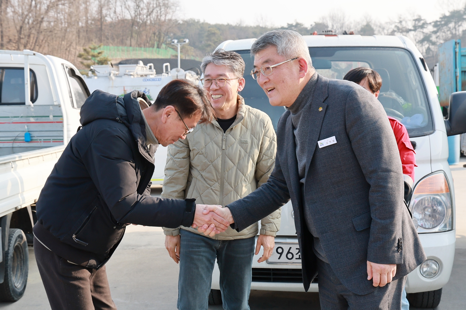 예천군, 설맞이 생활폐기물 처리 근로자 격려 방문