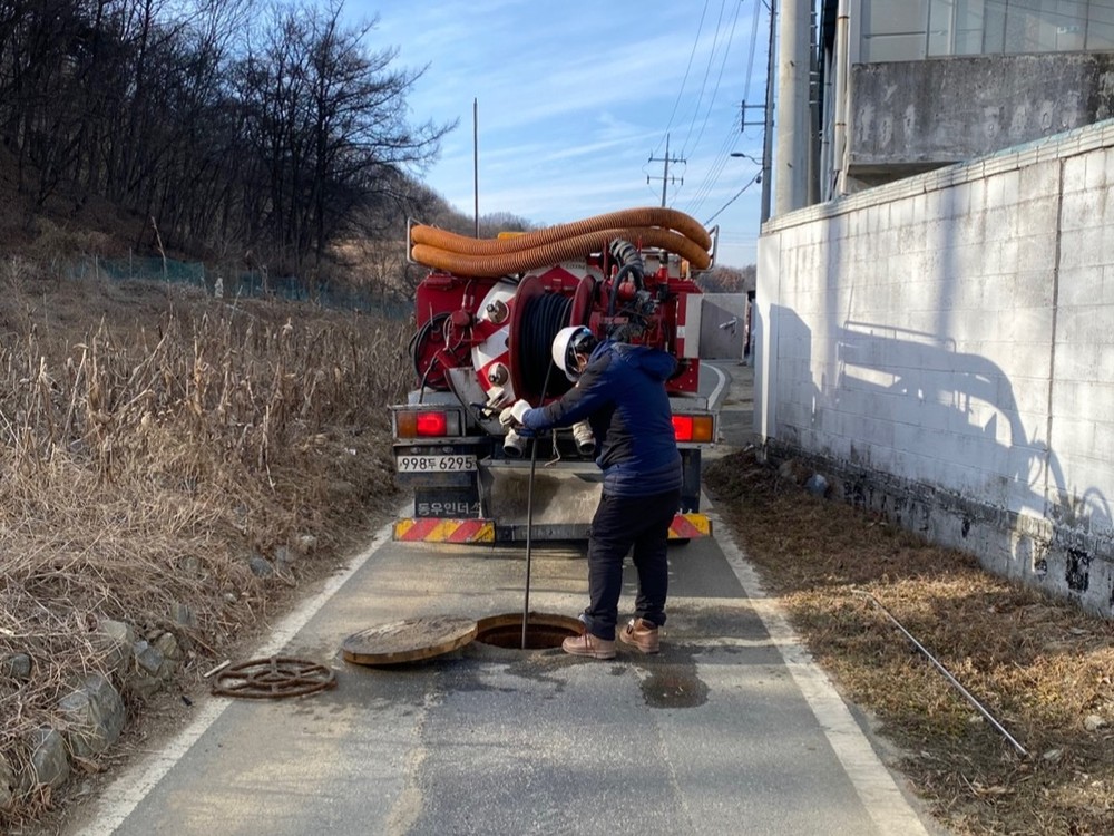 설 명절 대비 오수역류 대상지 준설 점검 완료