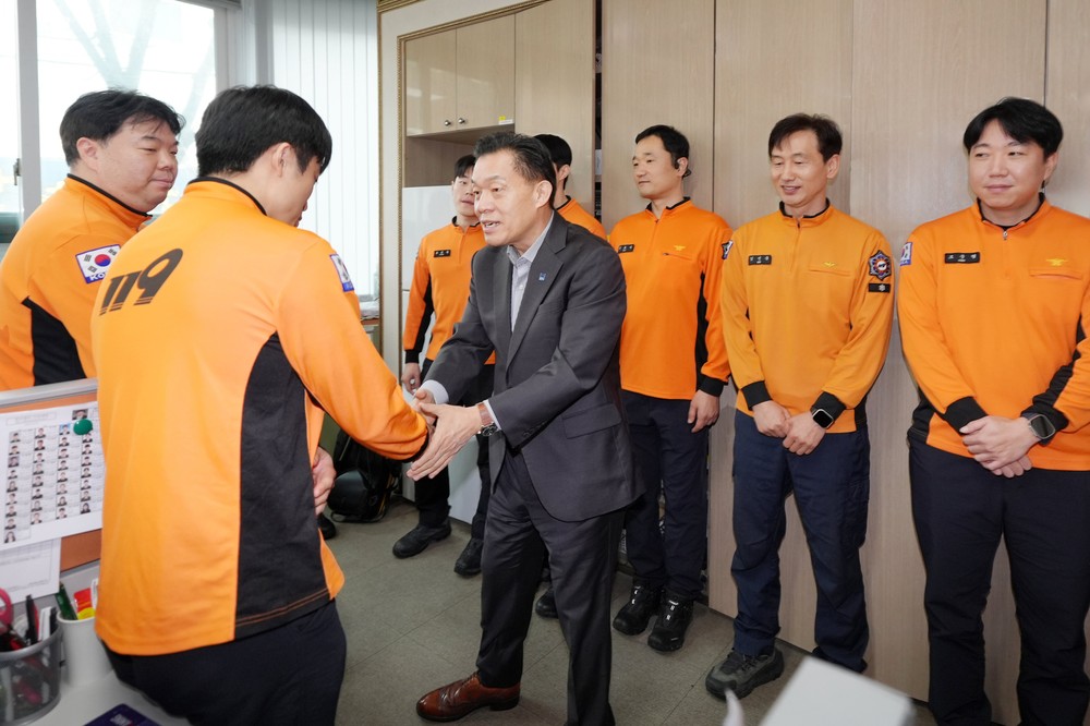 이재준 수원특례시장, 설 연휴 근무자 격려