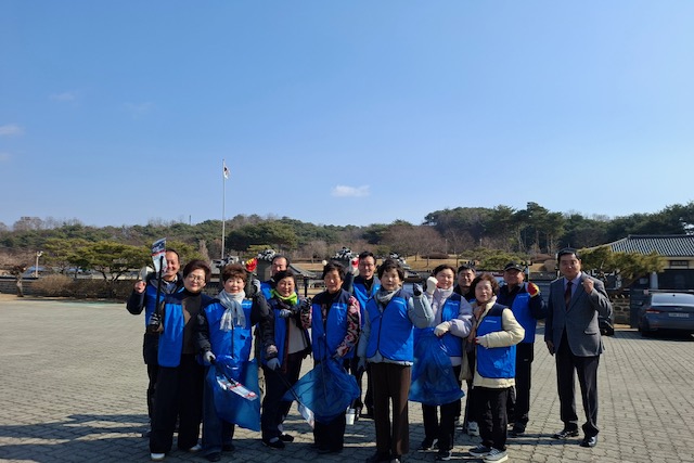 갈산면 주민자치회, 김좌진 장군 생가지 일원 환경 정화