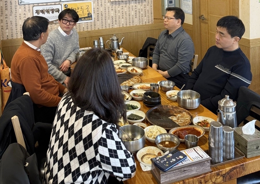 수원시 영통구 영통1동·백양티앤에스(주) 업무 간담회 개최