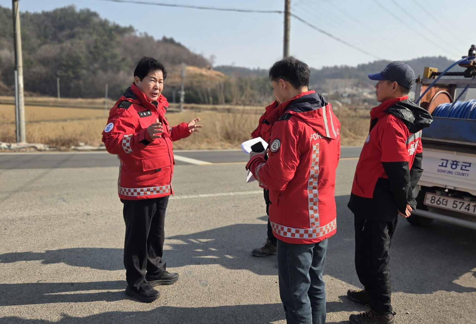 고흥군, 설 연휴 산불 예방 현장 점검