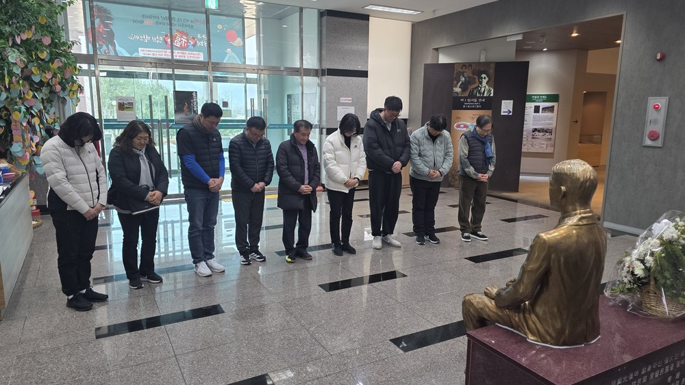 제주도 서귀포시 프리테니스연맹, 박열의사기념관 방문 나라사랑 정신 되새겨