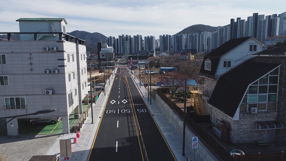 상동도시계획도로(중로2-13호선) 개통