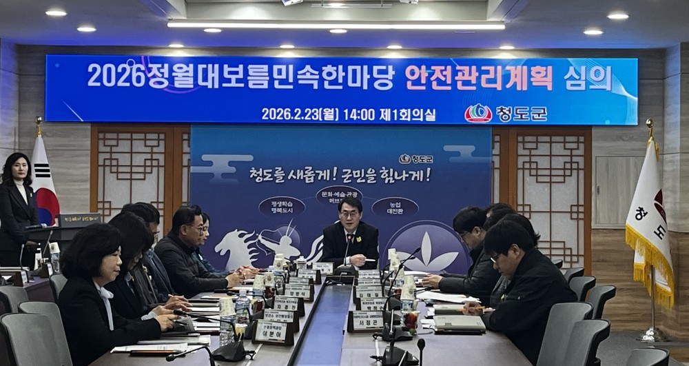 2026 정월대보름민속한마당 안전관리계획 심의 개최