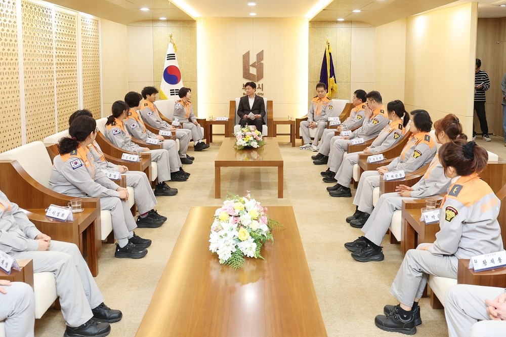 부천시, 의용소방대와 재난현장 대응력 강화 간담회 개최