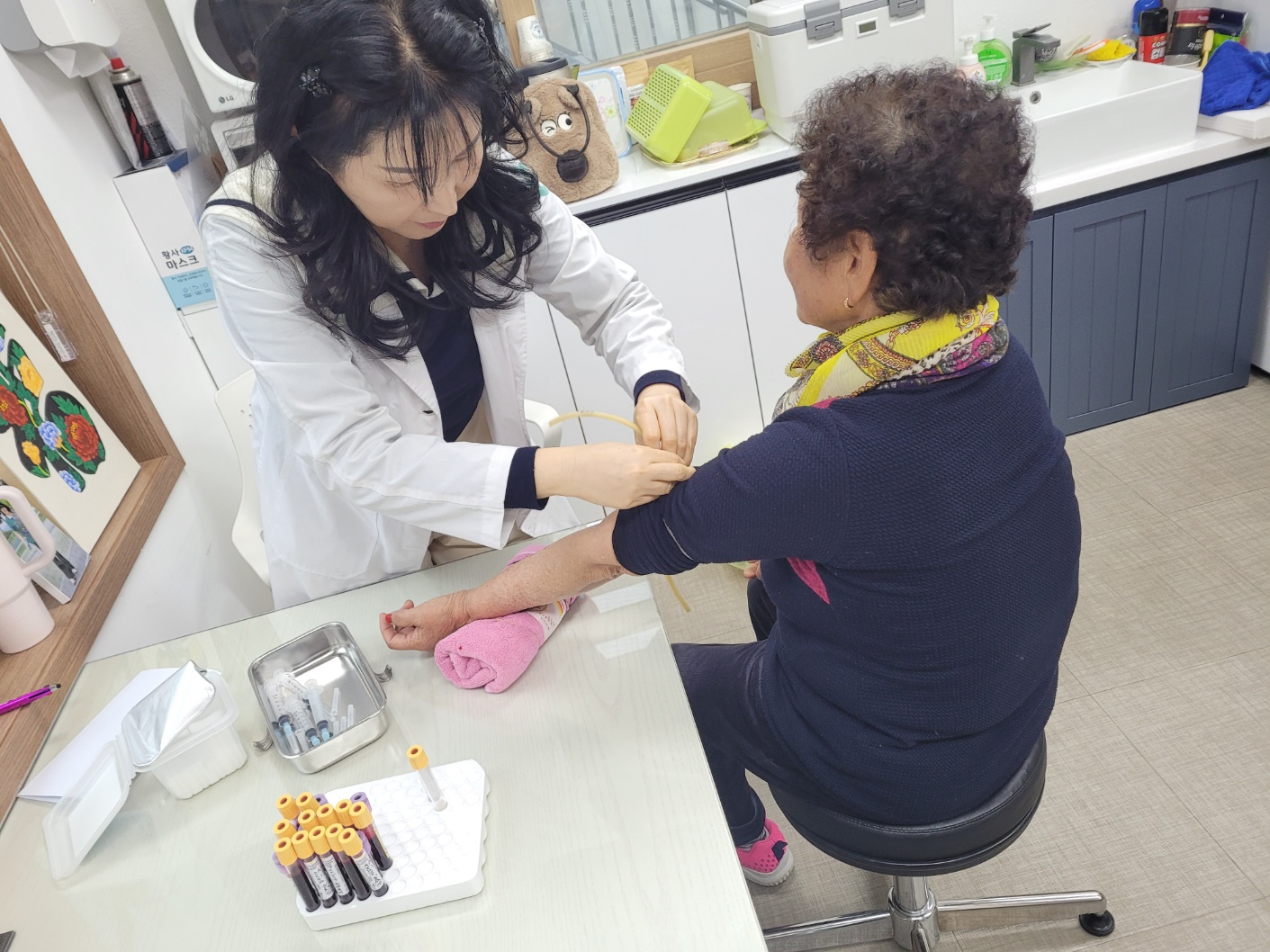 합천군 보건소, 찾아가는 심뇌혈관질환 합병증 검사 실시