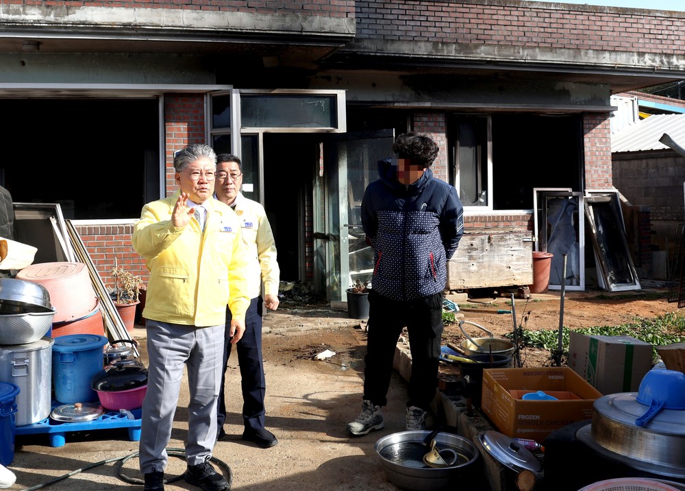 영광군, 주택화재 피해세대 일상회복 지원 총력