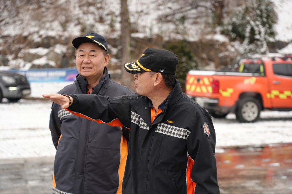 세종소방, 대설주의보 따른 긴급 현장점검 실시