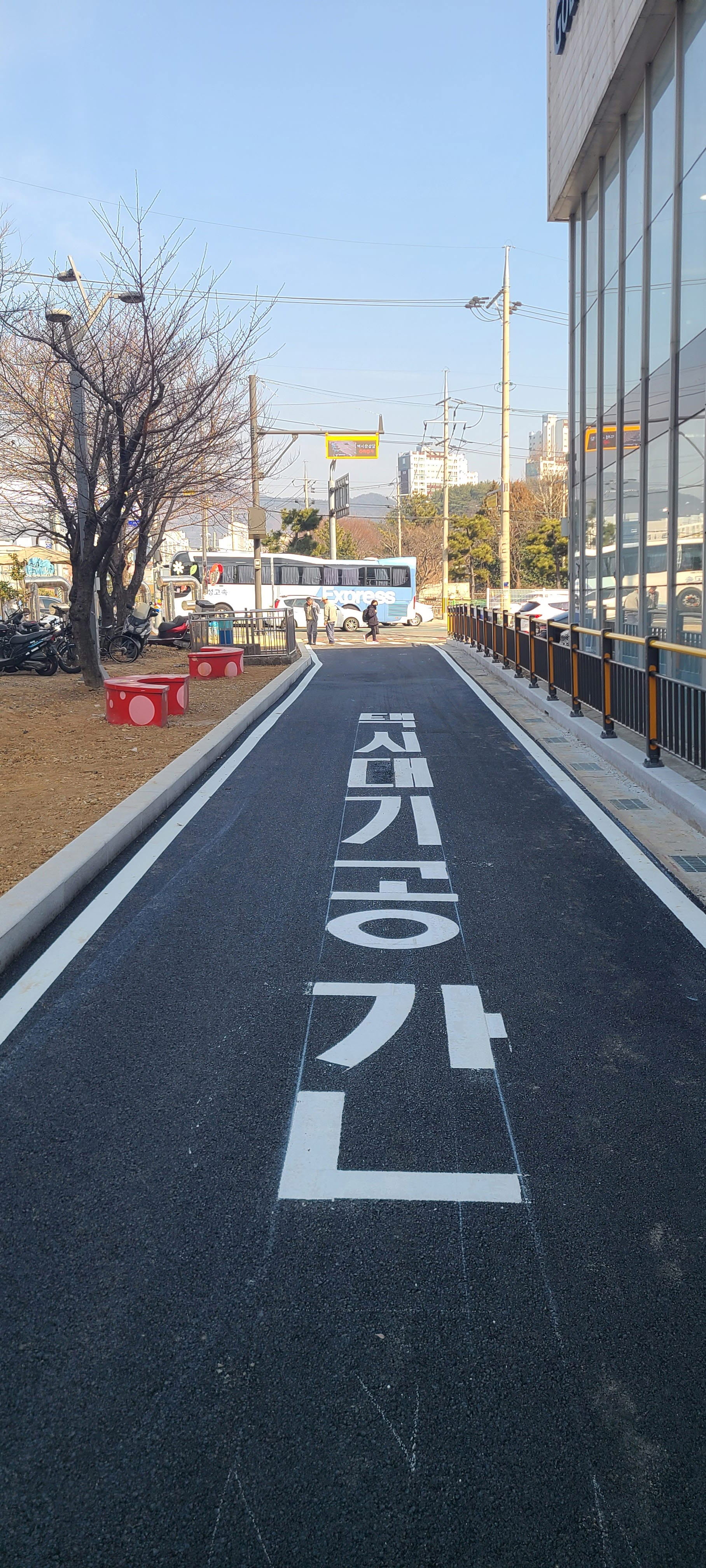 거제시, 고현터미널 옆 택시대기차로 개설사업 완료