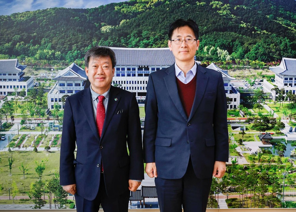 남한권 울릉군수, 경북도 행정부지사ㆍ예산담당관 면담