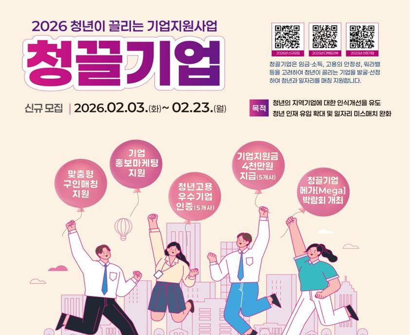 부산시, '청끌(청년이 끌리는)기업' 120개 사로 확대…채용 연계 강화