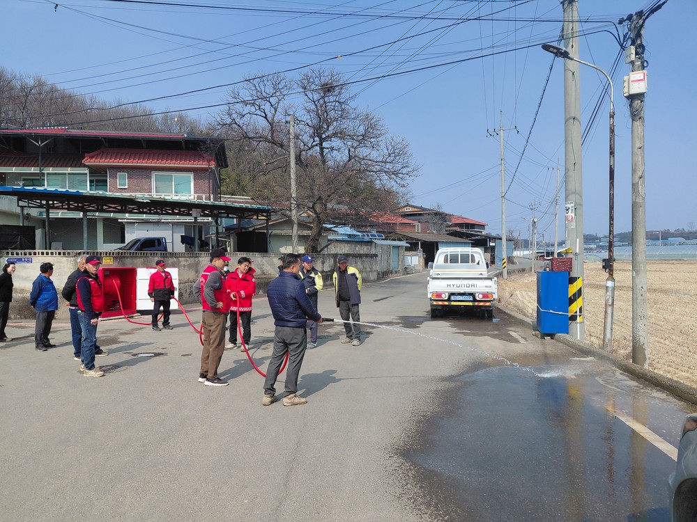 용암면 벌뫼마을, 산불 예방 및 화재 초기 대응 교육 실시
