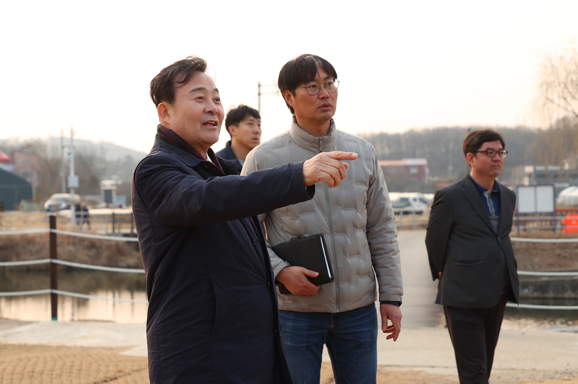 김성제 의왕시장, 왕송호수공원 일대 현장 점검