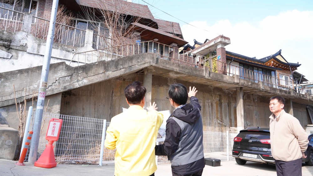 춘천시, 해빙기 맞아 노후 위험옹벽 11곳 집중 점검