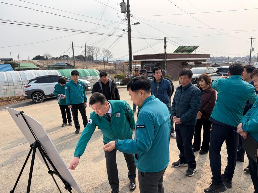 예산군수, 주요 현안 사업장 현장답사 실시