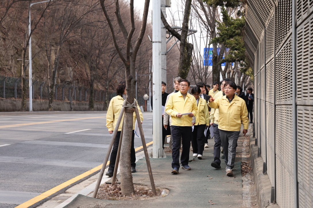 의왕시, 해빙기 안전사고 대비 급경사지 안전 점검 실시