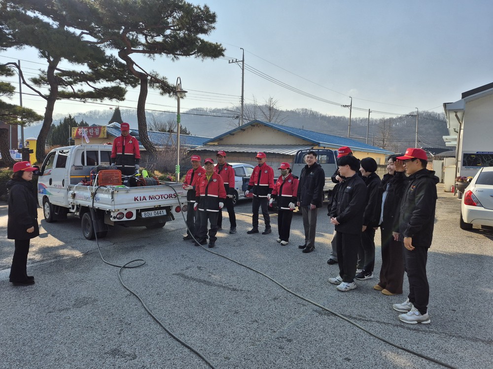 어모면 산불예방 교육 및 기계화 진화 훈련 실시