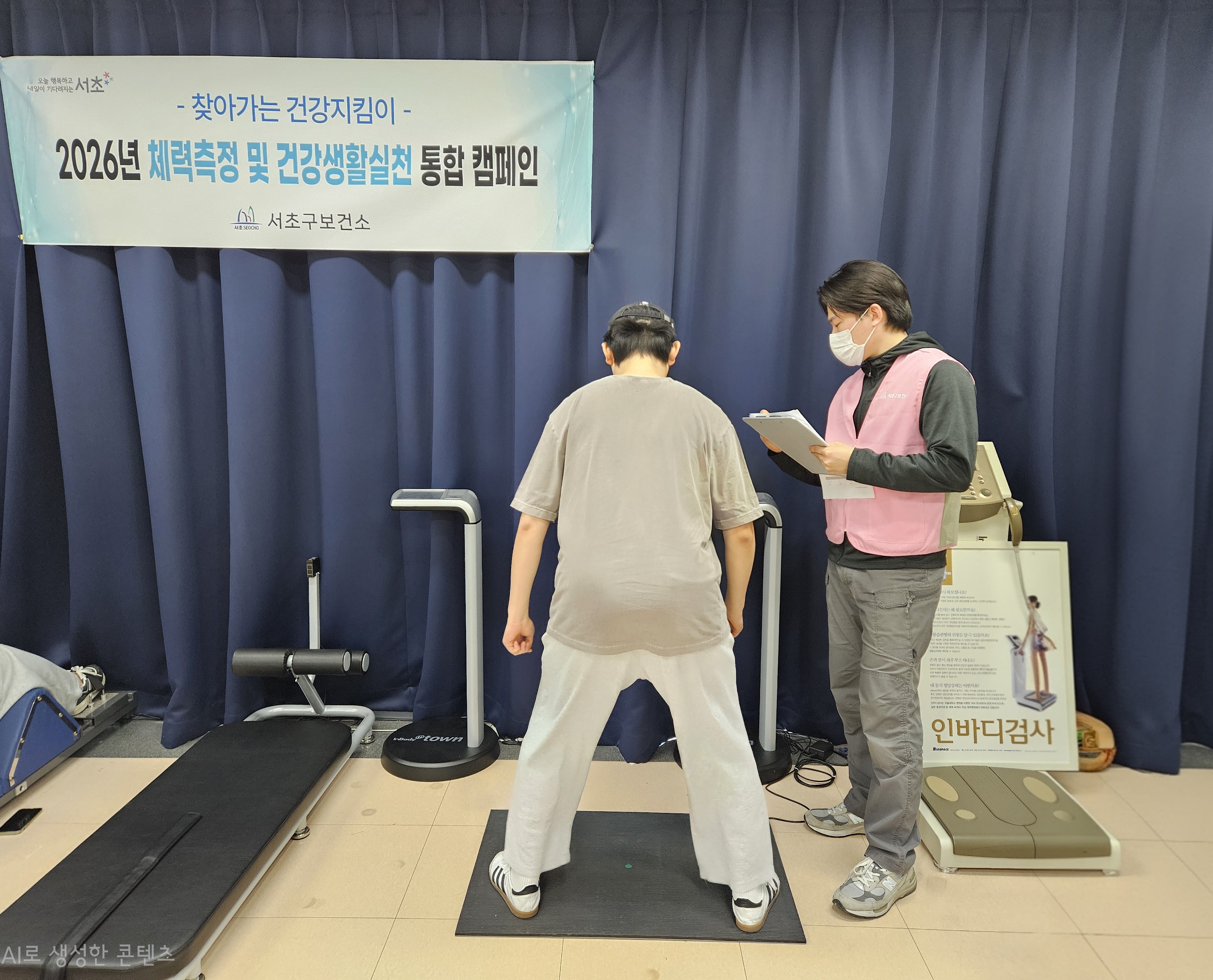대학가로 ‘찾아가는 건강지킴이’ 출동! 서초구, '체력측정·건강생활실천' 통합 캠페인 개최