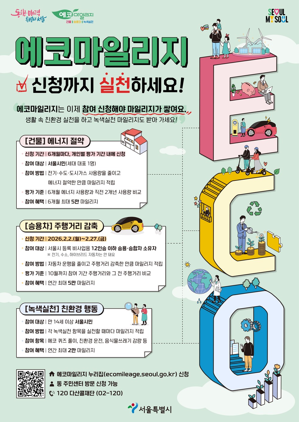 동대문구, 2026 에코마일리지 제도 변경 및 녹색실천 신설