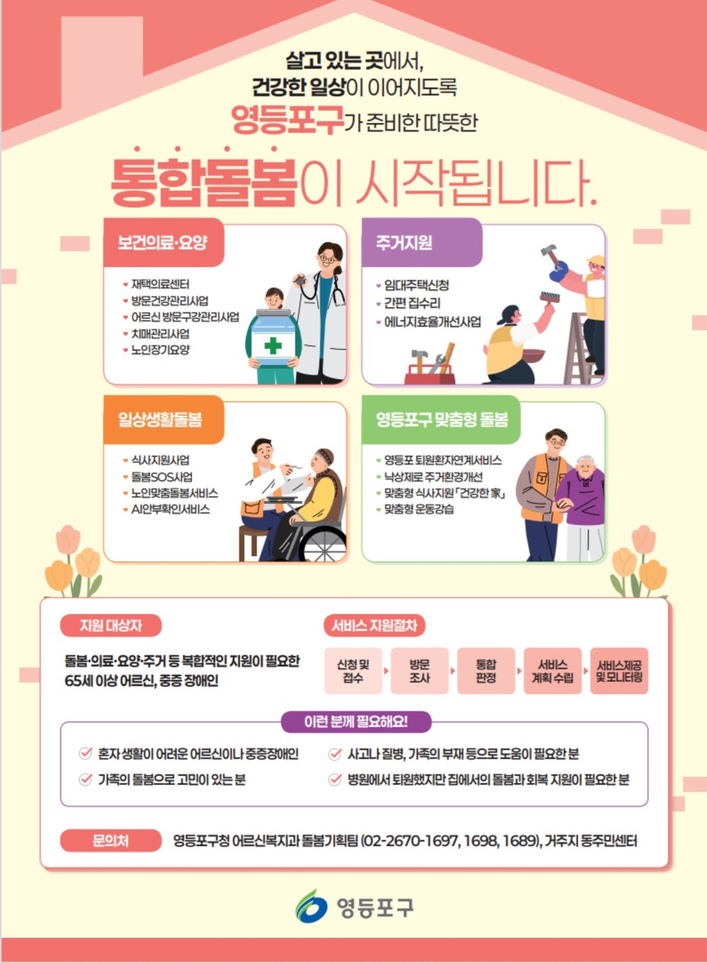 영등포구, ‘영등포형 통합돌봄’ 본격 추진