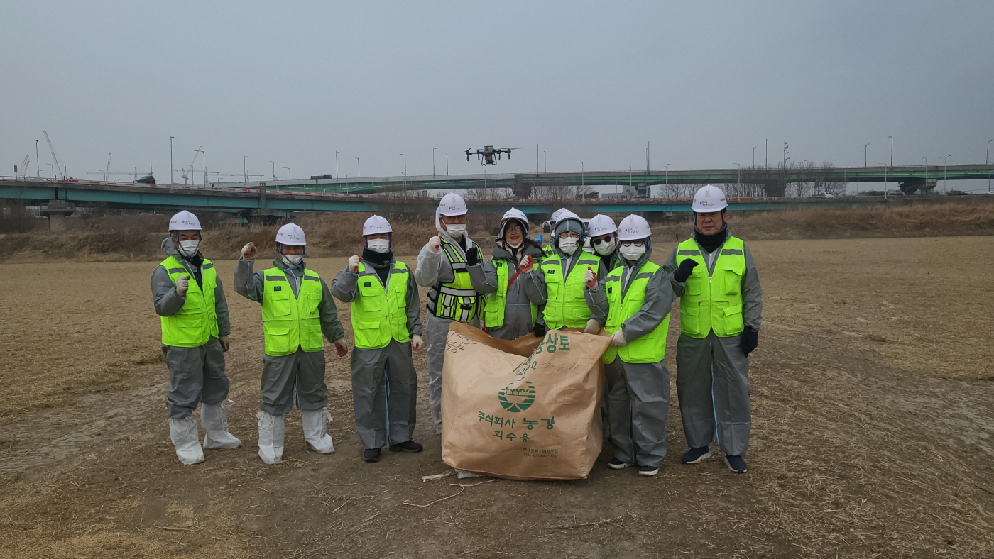 고양시, 장항습지서 겨울철새 먹이 65,000kg 공급