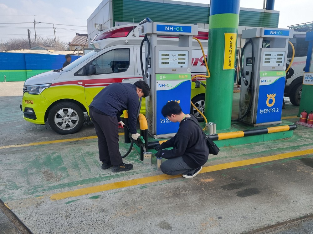 강진군, 유가상승 대비 주유소 합동점검 실시