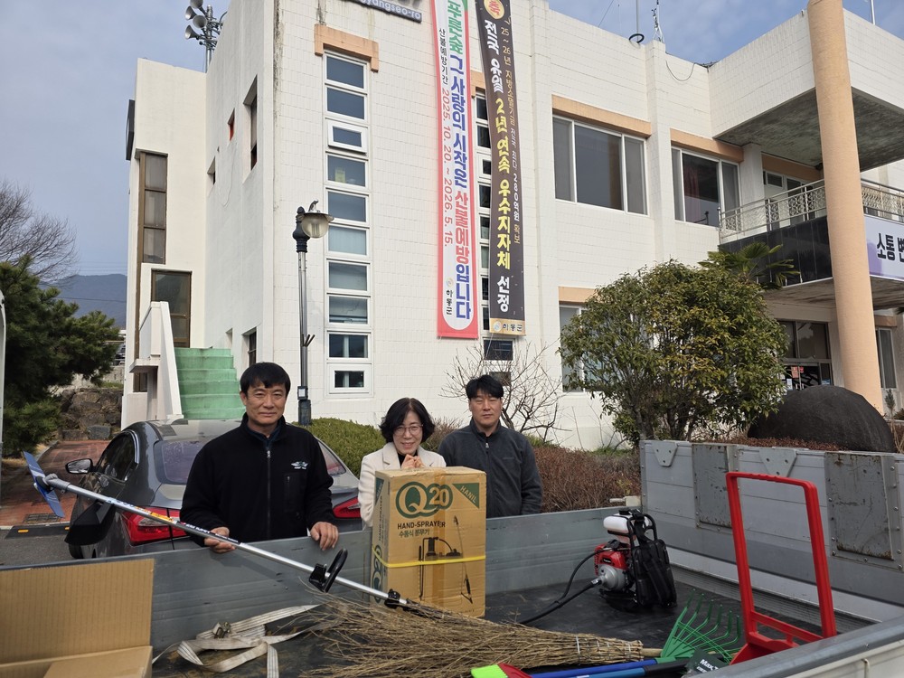 악양면 하덕마을 화재 피해 세대에 온정의 손길