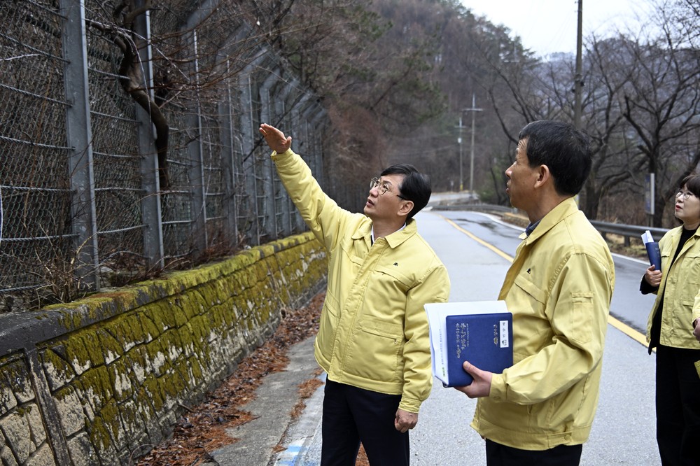 장수군, 해빙기 대비 취약시설 현장 점검 실시