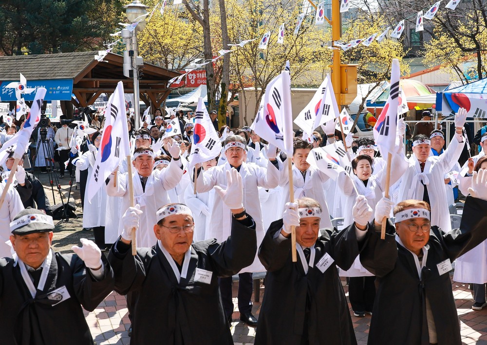 107년 전 만세 함성 유성장터에서 울려 퍼진다